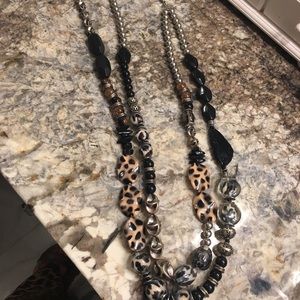 Chico’s necklace - animal print